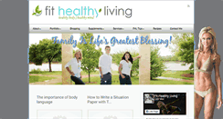 Desktop Screenshot of fithealthyliving.net